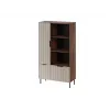 Libreria Cama Meble ALMERA Cama 4, noce/cashmere, 90×42×165 cm