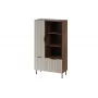 Libreria Cama Meble ALMERA Cama 4, noce/cashmere, 90×42×165 cm
