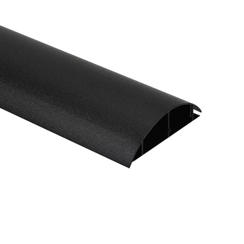 Canalina copricavi in alluminio MACLEAN MC-814 B nera — copricavi