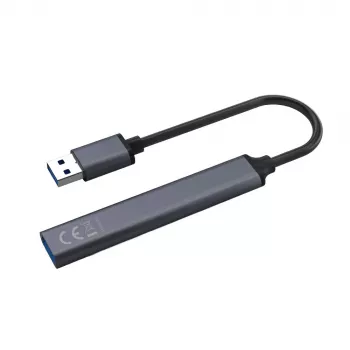 Hub USB SAVIO AK-70, 7 porte USB 3.0, 4 porte utilizzabili, host USB Type-A, trasmissione 5 Gbit/s, garanzia 2 anni