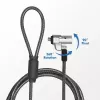 Lucchetto a cavo LogiLink NBS012 nero argento