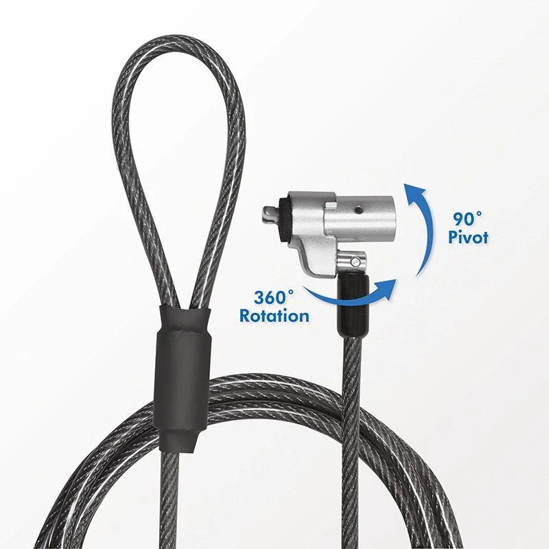 Lucchetto a cavo LogiLink NBS012 nero argento