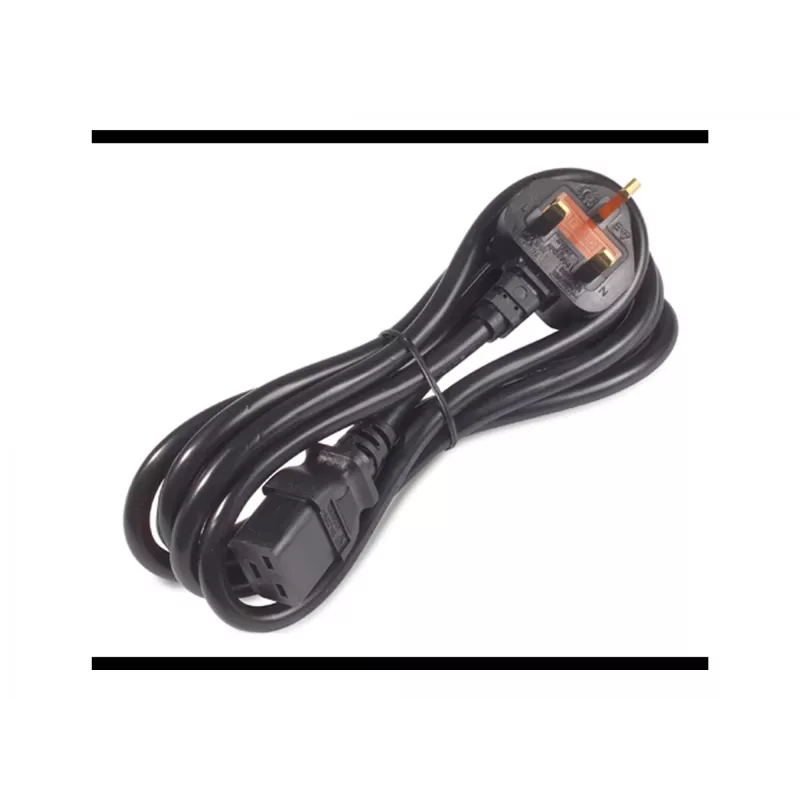 APC AP9895 cavo di alimentazione, 16A 200-240V, da C19 a spina UK BS 1363A, 2,44 m, nero