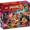 LEGO NINJAGO Set 71827 Mech armatura da combattimento di Zane, 92 pezzi, 2 minifigure, altezza 100 mm, età 6+