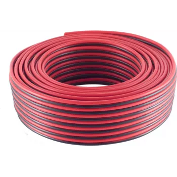 Cavo per altoparlanti ShiverPeaks S/CONN 0,75 mm² (24x0,2 CCA) rosso/nero 25 m
