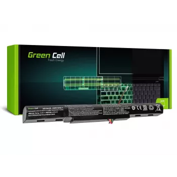 Batteria Green Cell AC51 per Acer Aspire E15/E17 — Li-Ion 14,8 V 2200 mAh 4 celle, nero