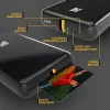 Stampante fotografica istantanea mobile Kodak STEP a colori ZINK 2x3'' 1 ppm, Bluetooth, nera