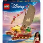 LEGO Disney 43270 La canoa dell'avventura di Moana, 529 pezzi, 3 minifigure, 6+