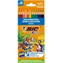 BIC pastelli Kids Smooth set 12 colori