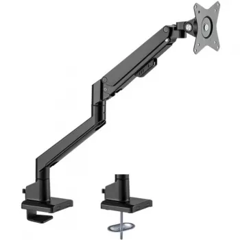 Supporto a gas per monitor singolo Goobay, nero (supporto da pavimento, 31,89), supporto per monitor, nero