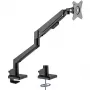 Goobay Pro 70813 supporto da scrivania per un monitor con molla a gas, VESA, 17-32" (43-81 cm), 9 kg, nero