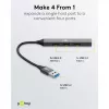 Hub USB Goobay 74456 Type-A 5000 Mbit/s grigio chiaro
