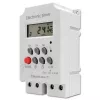 Timer elettronico per guida DIN QOLTEC PC0629 — alimentazione 24V, uscita 16A