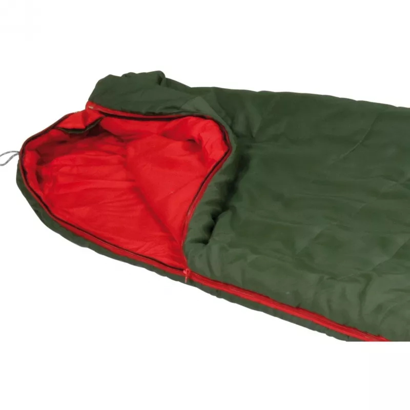 Sacco a pelo Mumienschlafsack Pak 1000 ECO (verde scuro/rosso)