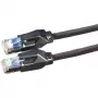 DTWYLER cavo patch Cat.6 classe E S/FTP CU 7702 flex LSOH Hirose TM21 nero 2m