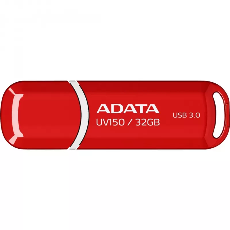 Chiavetta USB ADATA DashDrive UV150 32 GB, USB Type-A 3.2 Gen 1, rosso, design con cappuccio