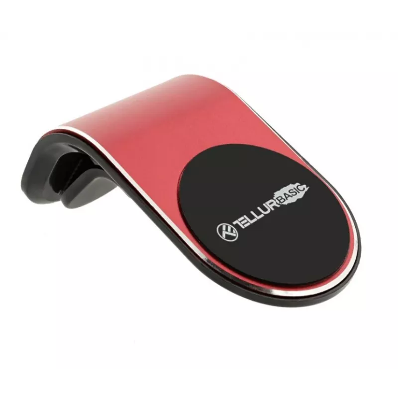 Supporto auto per smartphone Tellur MCM7 supporto magnetico per bocchette di aerazione, rosso