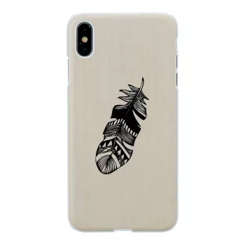 Custodia per smartphone man and wood per iPhone XS Max – Indian White