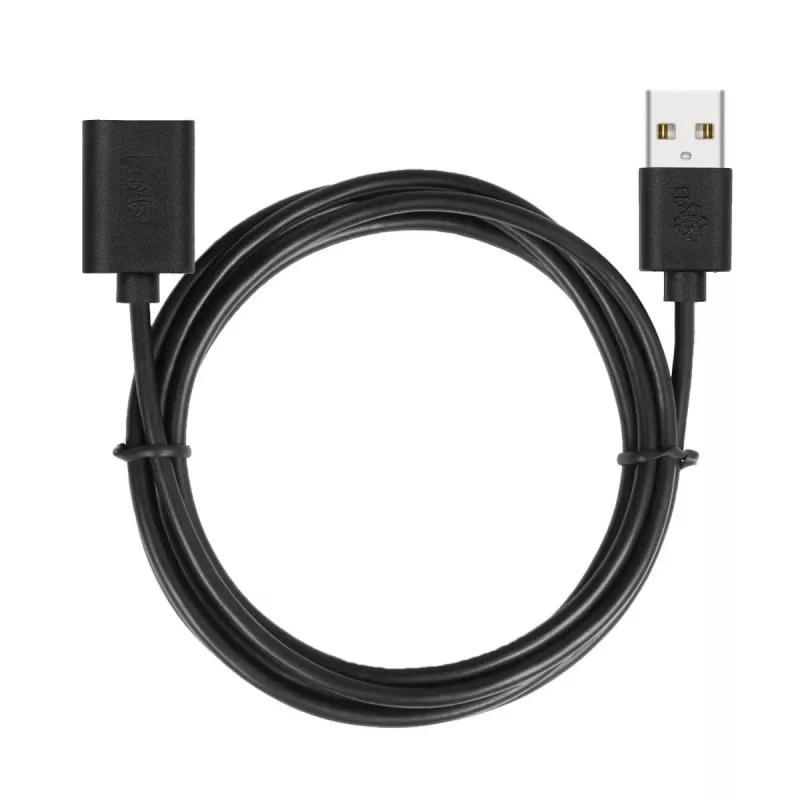 Cavo prolunga USB AM-AF 1,8 m nero