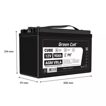 Batteria AGM VRLA 12V 90Ah IP54