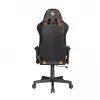 Sedia da gaming GEMBIRD GC-SCORPION-04X nero-arancio design ergonomico, seduta regolabile, schienale alto