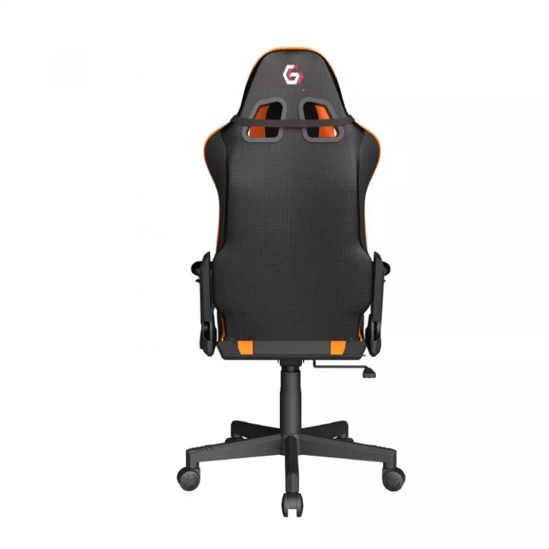 Sedia da gaming GEMBIRD GC-SCORPION-04X nero-arancio design ergonomico, seduta regolabile, schienale alto