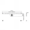 Staffa da parete fissa e sottile per TV Gembird WM-S80F-01 37–80" (2,03 m), VESA fino a 600x400, max 50 kg, nera