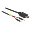 DeLOCK 85418 cavo di alimentazione USB-C a 2x connettori pin header, 0,1 m