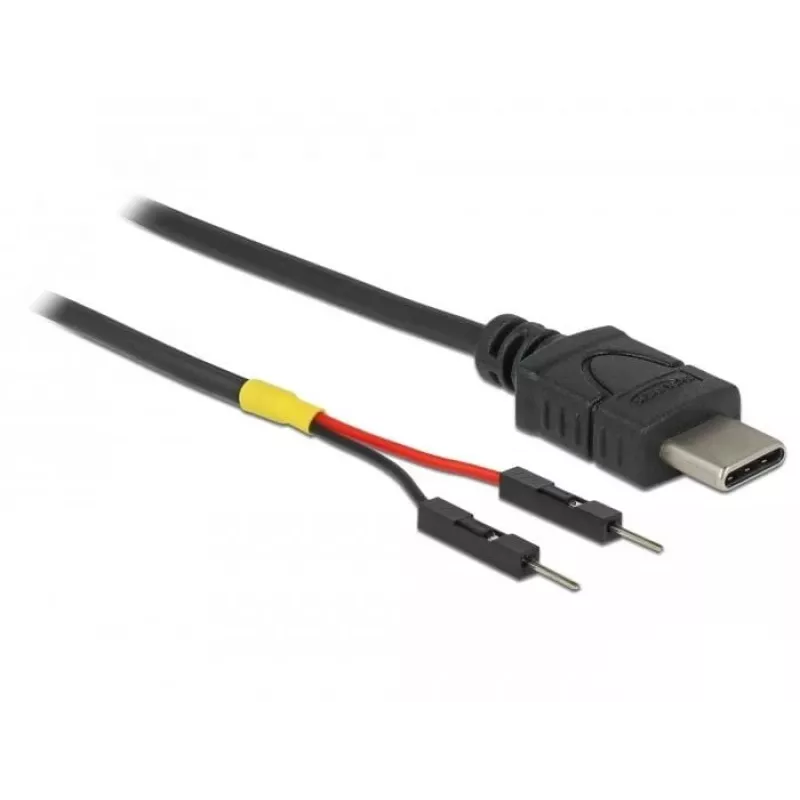 DeLOCK 85418 cavo di alimentazione USB-C a 2x connettori pin header, 0,1 m