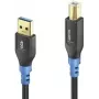 Cavo USB PureLink FI-U200-003 USB 2.0 0,3 m USB A USB B nero blu