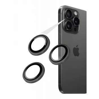 Vetro per fotocamera fisso | Samsung | Galaxy S26 | Vetro temperato | Nero