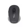 Mouse ottico wireless Bluetooth GEMBIRD MUSWB2 — per destrimani, 1600 DPI, 6 tasti, nero/grigio, batterie AAA