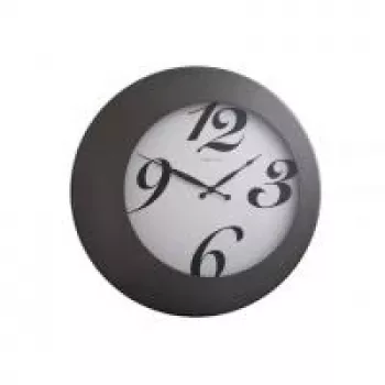 NeXtime orologio da parete 2947 Walter, Ø 45 cm, nero