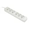 Ciabatta ActiveJet 6GNU - 3M - S, 6 prese, cavo 3 m, 230 V/50 Hz, 10 A, spina tipo E