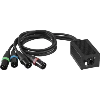 Adattatore DMX-RJ45 EUROLITE DNK-1 (MPN 70064831) per la conversione di segnali DMX512 su connessioni RJ45