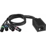 Adattatore DMX-RJ45 EUROLITE DNK-1 (MPN 70064831) per la conversione di segnali DMX512 su connessioni RJ45