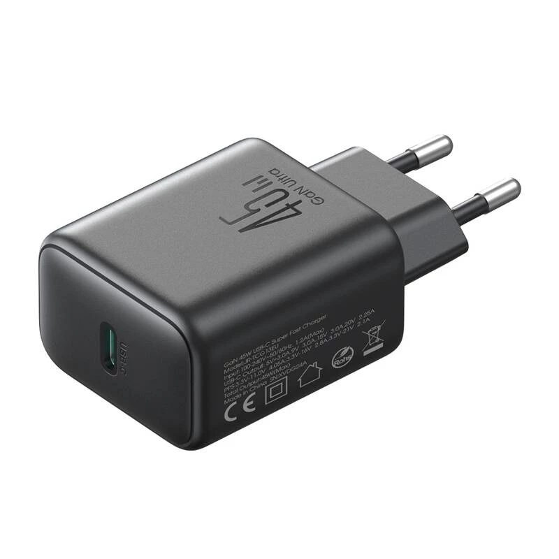 Caricabatterie Joyroom JR-TCG13 45W GaN nero (EU)