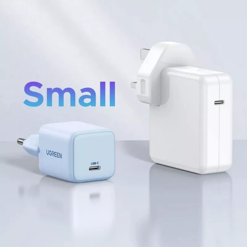UGREEN X512 20W GAN 1X USB-C ALIMENTATORE - blu