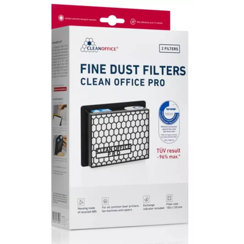 Filtro antipolvere fine Clean Office Pro per uscita 2 pz.