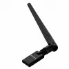 Adattatore USB Wi-Fi LANBERG NC-0300-WIE, USB 2.0, due antenne esterne 5 dBi, Wi-Fi 300 Mbit/s, Ethernet/Wi-Fi, nero