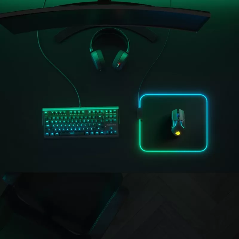 Tappetino per mouse gaming Steelseries QcK Prism Cloth Medium