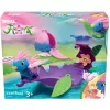 Ravensburger BRIO Flora Lily's Leaf Boat set di gioco con personaggio giocattolo