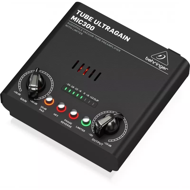 Preamplificatore audio Behringer MIC300 nero