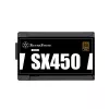 SilverStone SST-SX450-B - alimentatore (interno) - ATX12V 2.4/ SFX12V - 80 PLUS Bronze - AC 90-265 V - 450 Watt - PFC attivo - nero