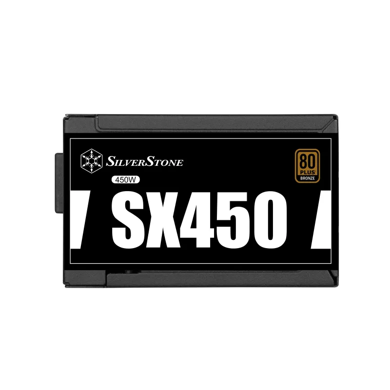 SilverStone SST-SX450-B - alimentatore (interno) - ATX12V 2.4/ SFX12V - 80 PLUS Bronze - AC 90-265 V - 450 Watt - PFC attivo - nero