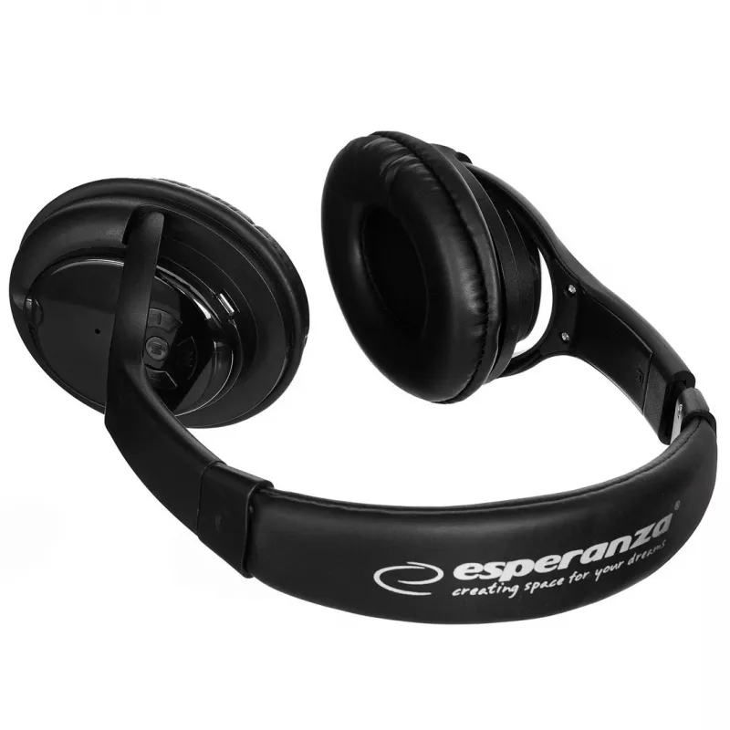 Esperanza Libero EH163K Cuffie wireless con archetto musica Mini-USB Bluetooth nero