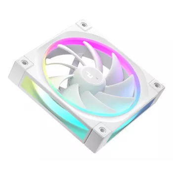 Ventola per case PC DeepCool FL12 WH 120 mm bianca, 2150 RPM, PWM, 55 CFM, 32 dB, FDB, 4-Pin