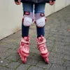 Pattini in linea HUDORA Mia 2.0 misura regolabile 37–40, rosa