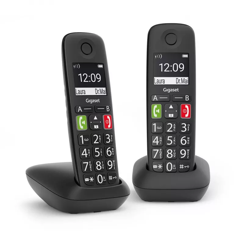Telefono analogico con cornetta Gigaset E290 Duo