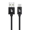 Cavo USB - USB C 3 m a nastro nero